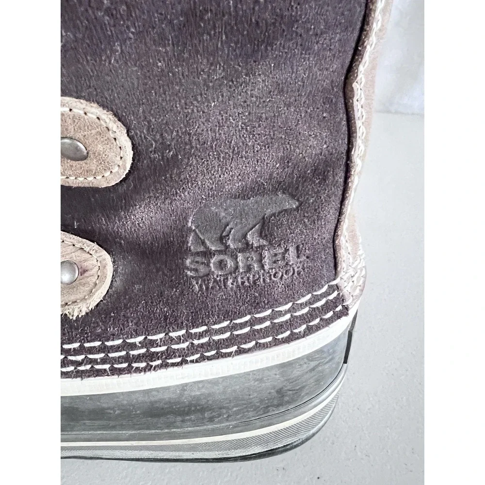 Sorel Boots Womens‎ Sz 6 Brown Joan of Arctic Waterproof Winter Snow